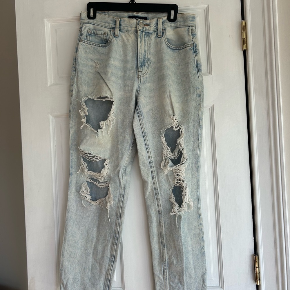 Aeropostale Light Blue Distressed Jeans